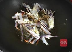 香煎梭子蟹的做法图解4