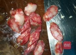 青瓜火腿炒腊肠的做法图解2