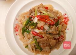 荷粉小炒肉的做法图解3