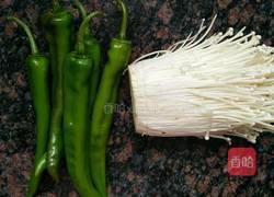 虾球烩金针菇的做法图解3