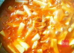 韩式辣白菜炒年糕的做法图解9