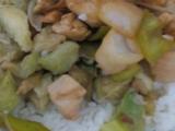 鸡丁茄子拌饭的做法[图]