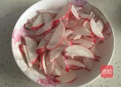 水萝卜炒肉的做法图解2