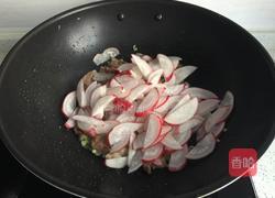 水萝卜炒肉的做法图解6
