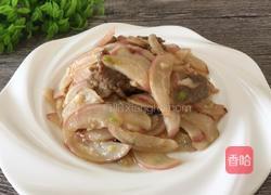 水萝卜炒肉的做法图解9