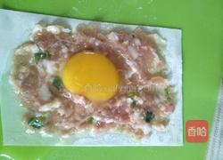 馄饨皮蛋肉饼的做法图解4