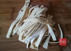 空心菜炒豆皮的做法图解3