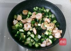 黄瓜炒虾仁的做法图解7