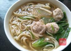 冬瓜丸子汤面的做法图解10