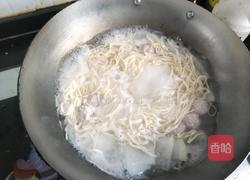 冬瓜丸子汤面的做法图解9