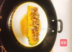 蒜泥肉丁蒸南瓜的做法图解7