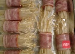 培根金针菇的做法图解1