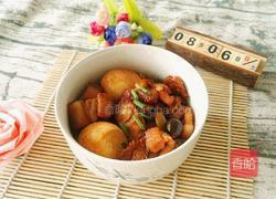 太阳花卤肉饭的做法图解10