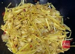 土豆丝炒肉的做法图解8