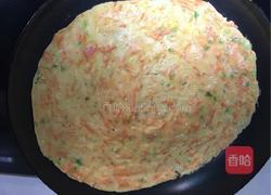 胡萝卜鸡蛋饼的做法图解3