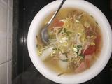 豆腐脑蔬菜汤