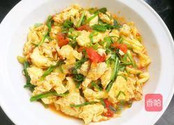 西红柿炒蛋韭菜版的做法图解7