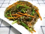 肉沫炒红薯粉条