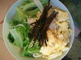 鸡蛋葱油面