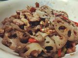 藕片炒肉丝