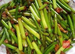 蒜苗炒肉的做法图解6
