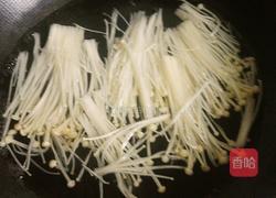 虫草花凉拌金针菇的做法图解3