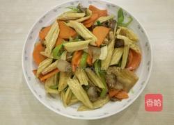 炒腐竹的做法图解8