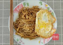 5分钟快手早餐酱油拌面的做法图解3