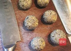 手工零食-芝麻小丸子（空气炸锅版）的做法图解6