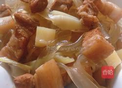 红烧肉炖菜的做法图解7