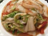 西红柿炒水白菜