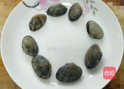 花蛤肉丸蒸蛋的做法图解1
