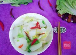 辣炒水白菜的做法图解6