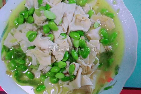 百叶肉末炒青豆子的做法 菜谱 香哈网