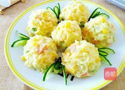 椰香土豆球的做法图解13