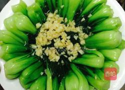 蒜末上海青的做法图解4