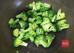 青菜西兰花的做法图解4