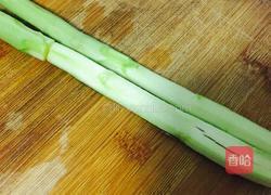 芦笋拌面的做法图解3