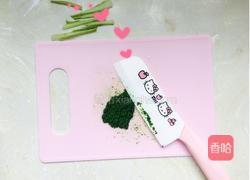 小白菜米粉泥的做法图解2