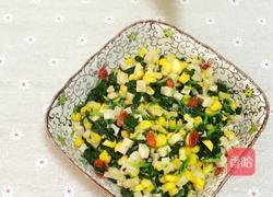 粟米拌马兰的做法图解1