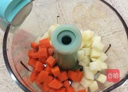 土豆胡萝卜瘦肉泥的做法图解5
