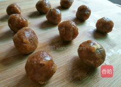 豆沙肉松馅麻团的做法图解9
