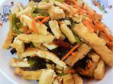 三丝炒豆腐
