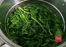 清炒菠菜的做法图解3
