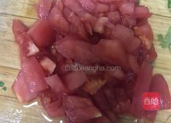 西红柿打卤面的做法图解2