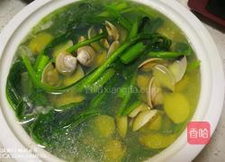 青菜海螺汤的做法图解4
