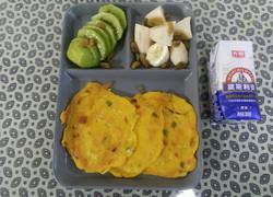 胡萝卜葱花鸡蛋饼
