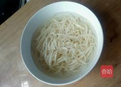 青菜肉丝炒面的做法图解4