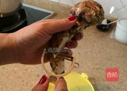 松茸芥兰排骨饭的做法图解5