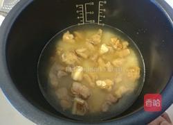 松茸芥兰排骨饭的做法图解8